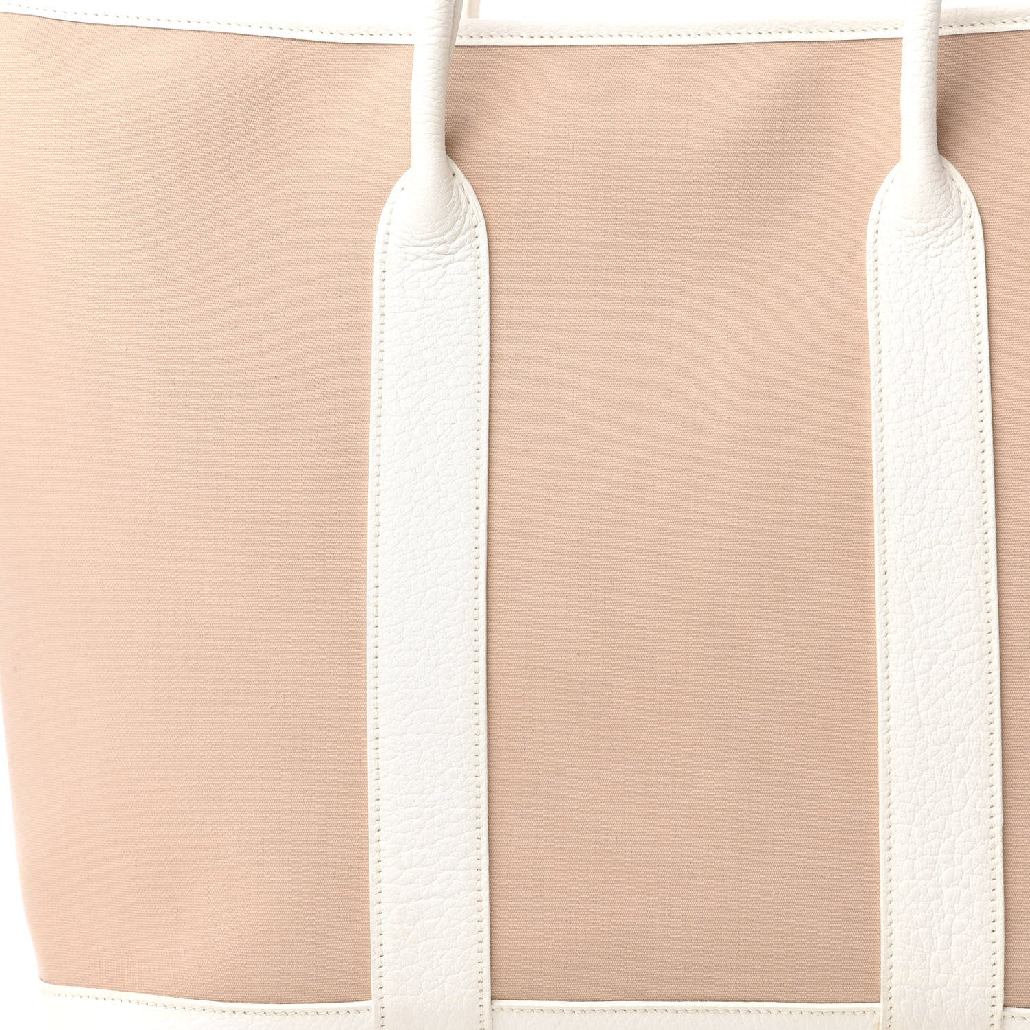 Hermes Buffle Skipper Toile Garden 36 MM Zip Tote White 9 of 10