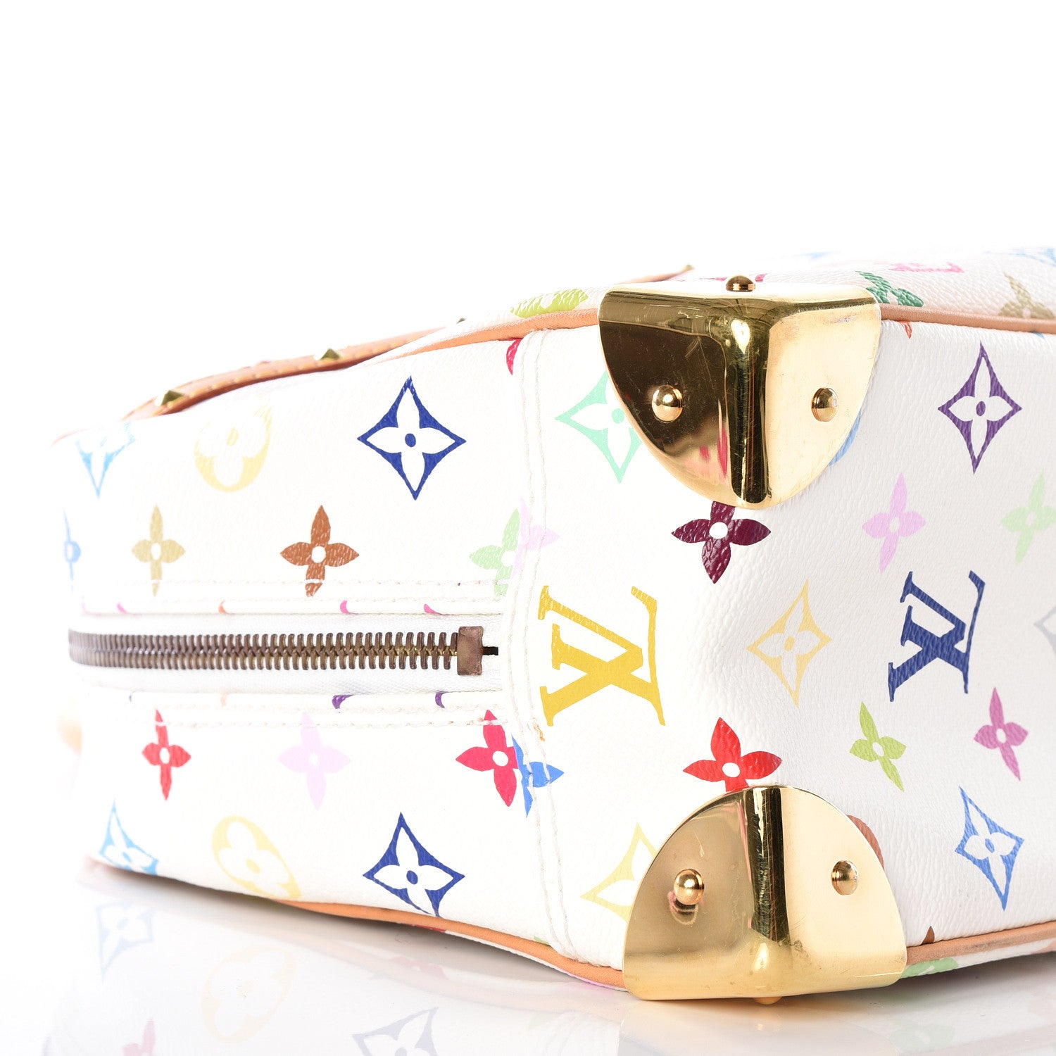 Louis Vuitton Monogram Multicolor Trouville White 7 of 9