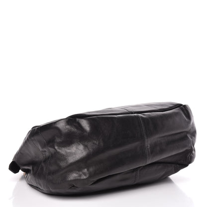 Prada Soft Calf Hobo Black 4 of 10