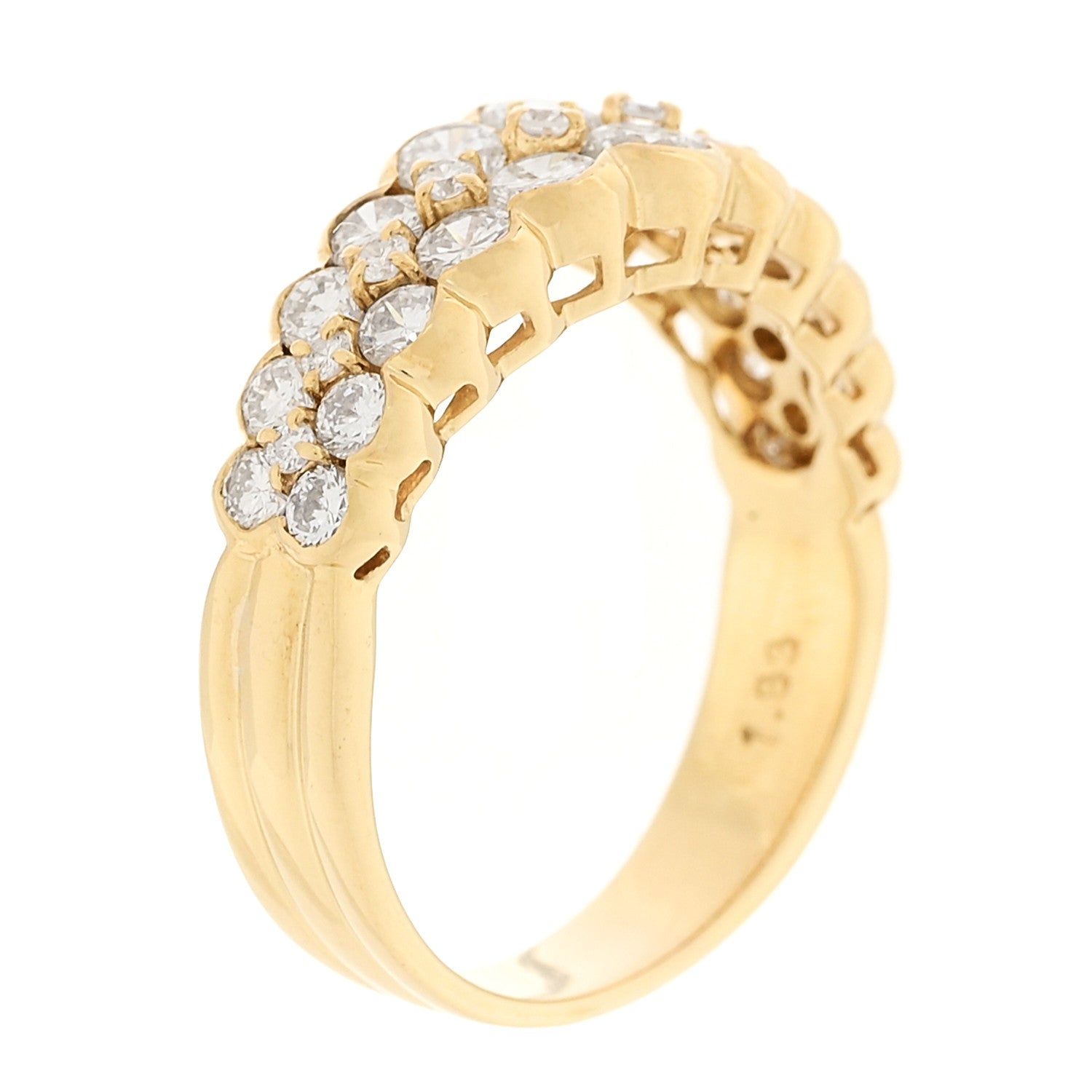 Parker & West by FASHIONPHILE 18K Yellow Gold Diamond 1.83ctw Ring  56 7.5 6 of 9