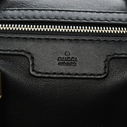 Gucci Calfskin Microguccissima Trim Medium Boston Black 6 of 9