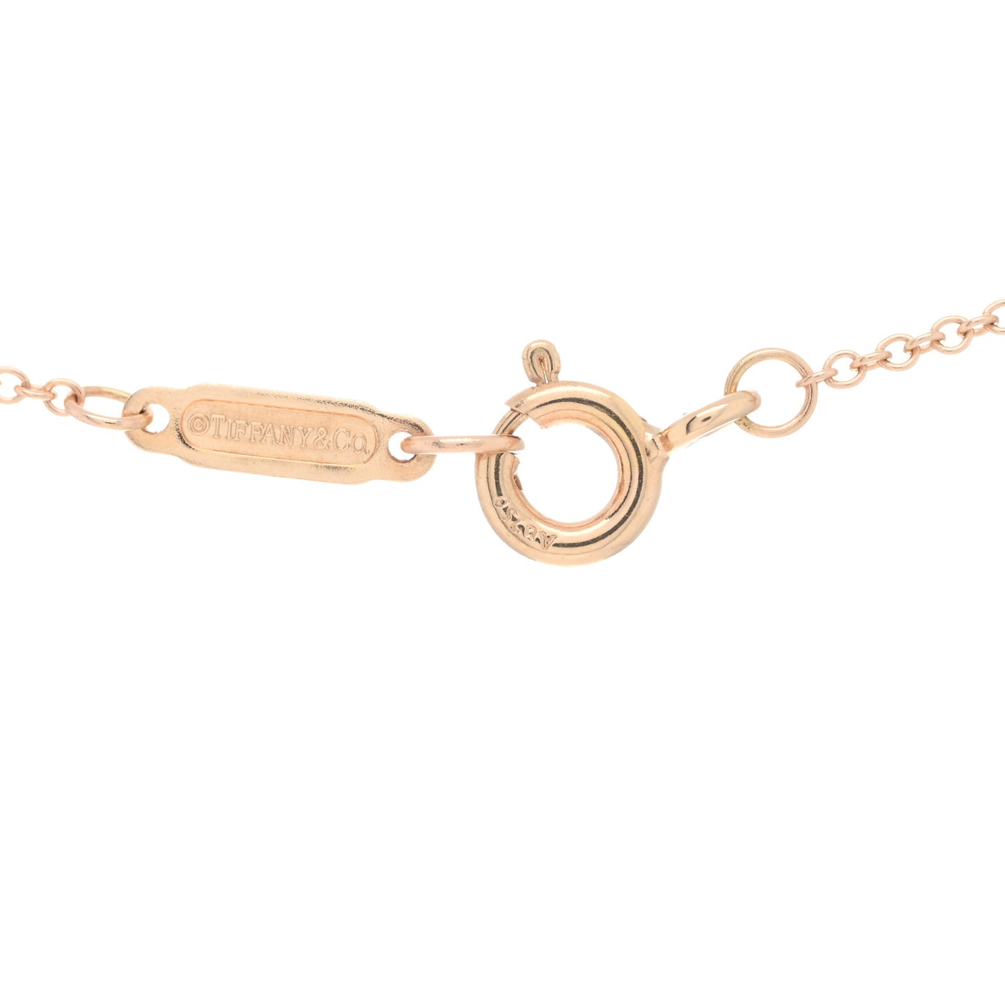 18K Rose Gold Chain Necklace 18"