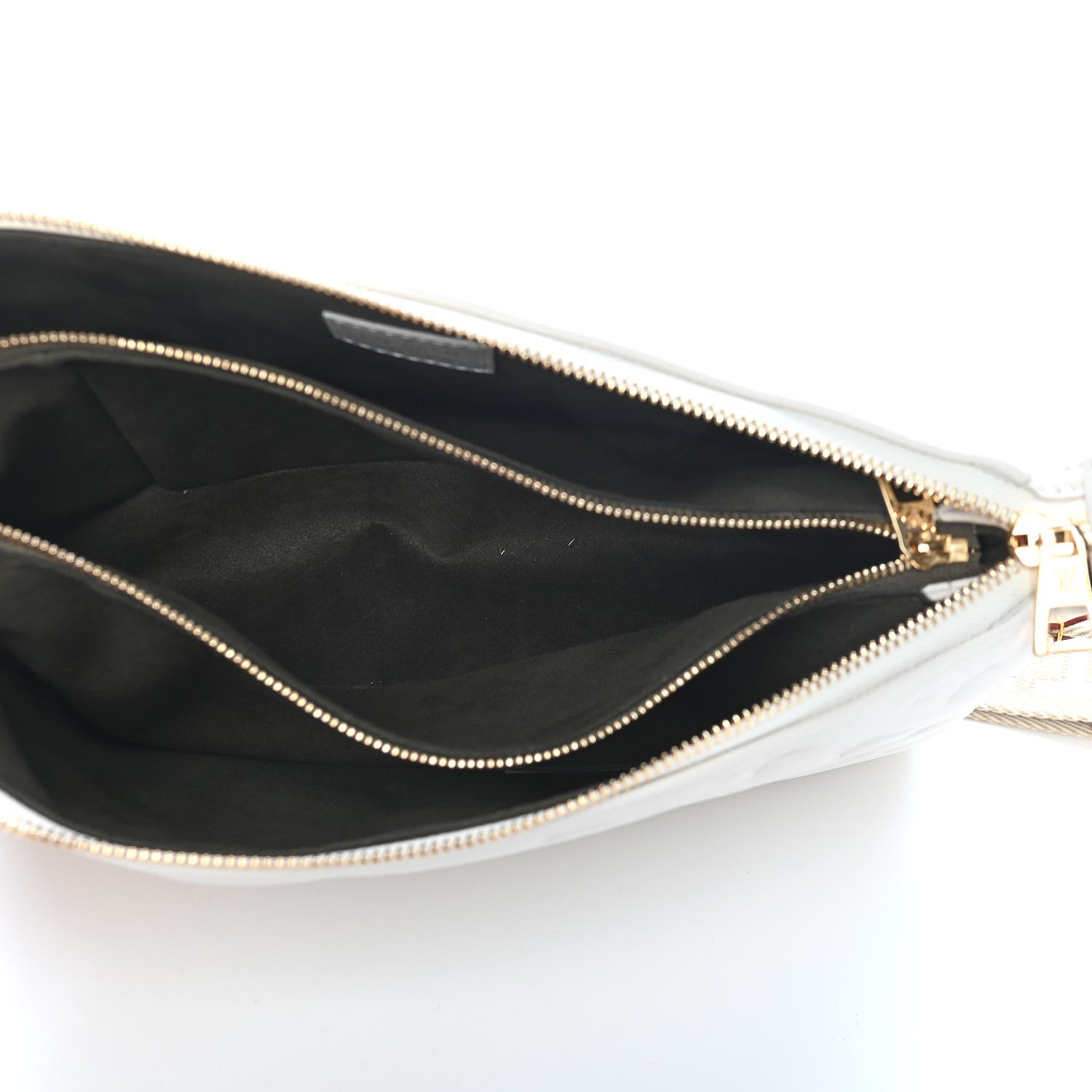 Louis Vuitton Lambskin Embossed Monogram Coussin PM Cream 5 of 8