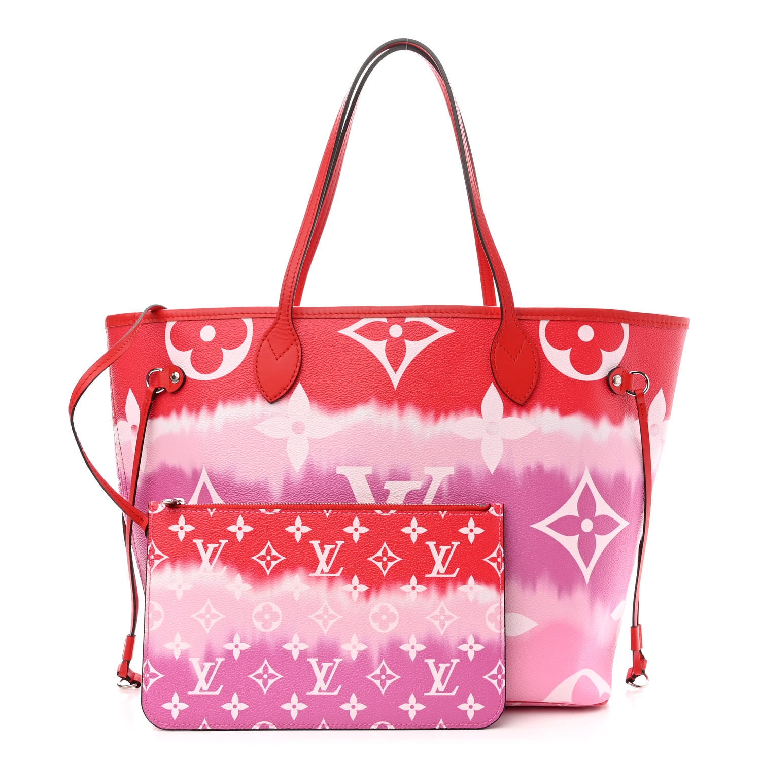 Louis Vuitton Monogram Escale Neverfull MM Rouge 1 of 11