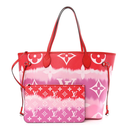 Louis Vuitton Monogram Escale Neverfull MM Rouge 1 of 11
