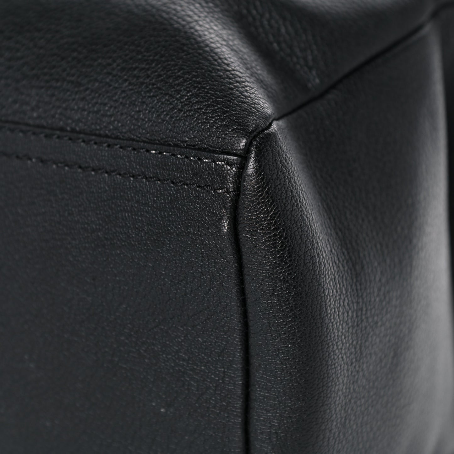 Sugar Goatskin Small Pandora Black