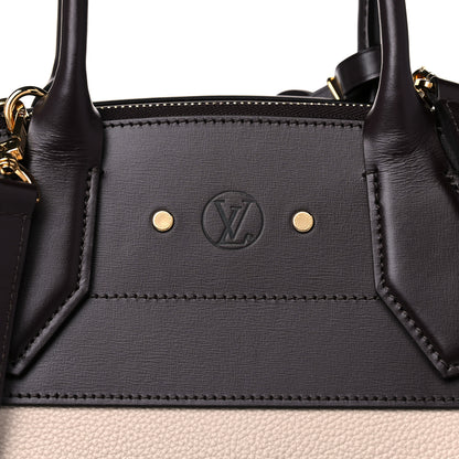 Louis Vuitton Taurillon Calfskin City Steamer MM Grey Bordeaux 10 of 12