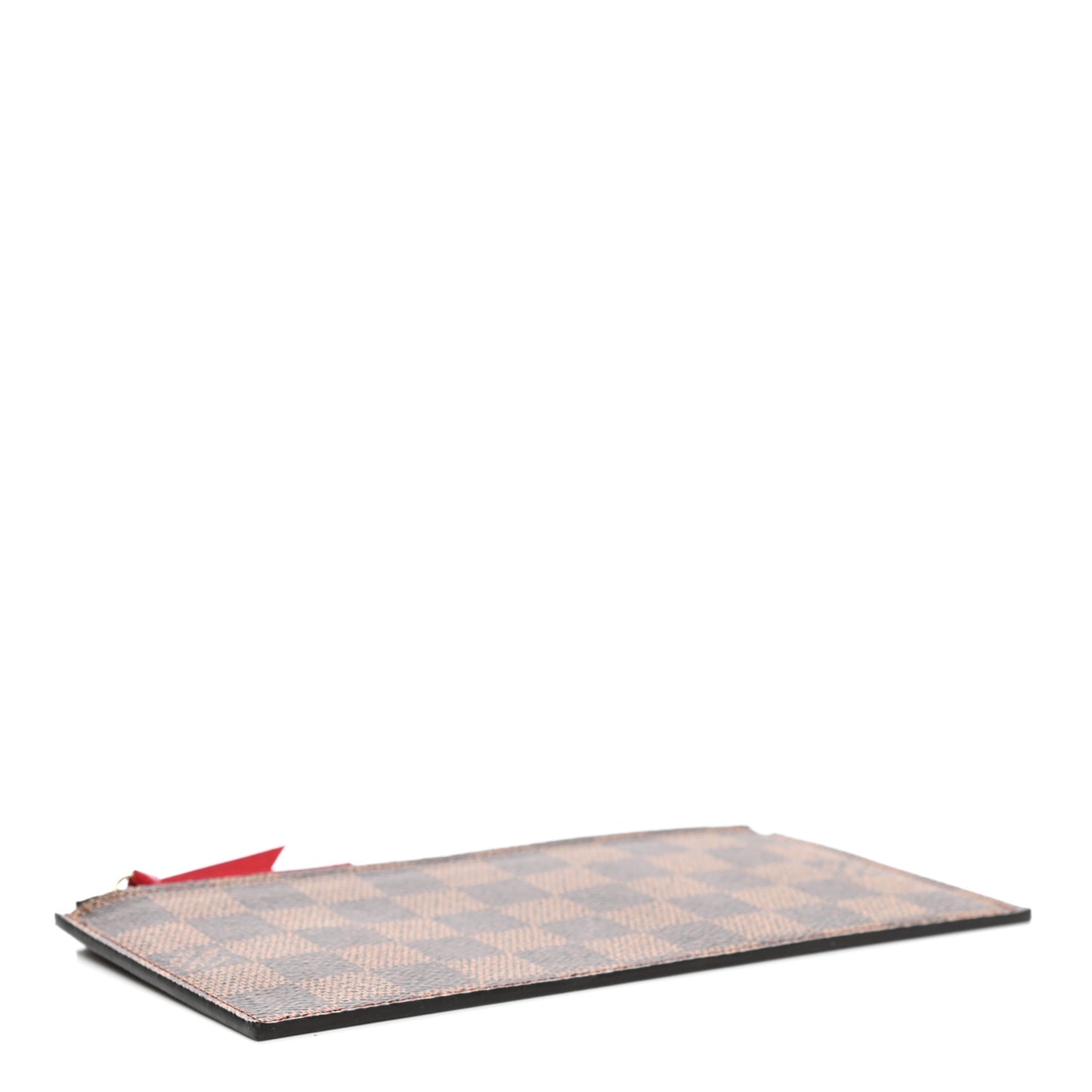 Damier Ebene Felicie Chain Wallet Zippered Insert