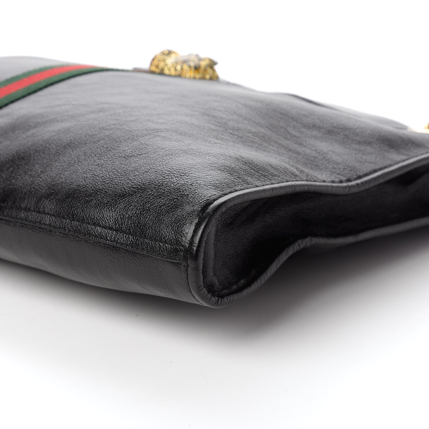 Gucci Calfskin Large Rajah Chain Tote Black 7 of 10