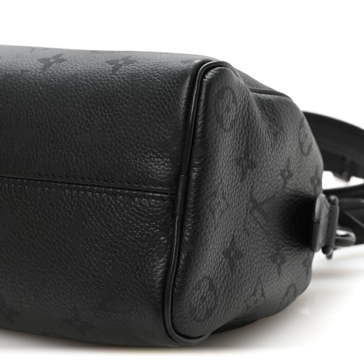 Calfskin Monogram Speedy P9 Bandouliere 20 Ultra Black