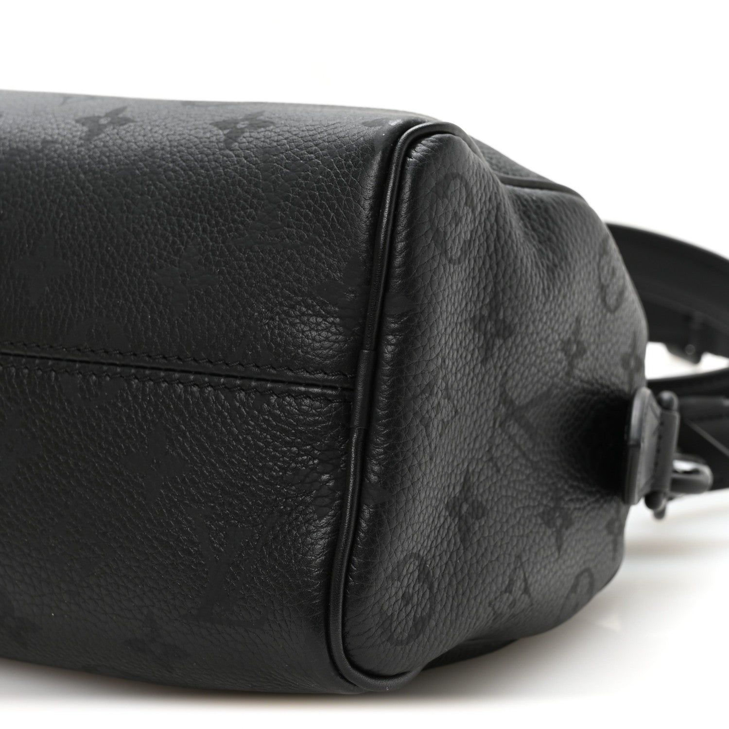 Louis Vuitton Calfskin Monogram Speedy P9 Bandouliere 20 Ultra Black 11 of 12