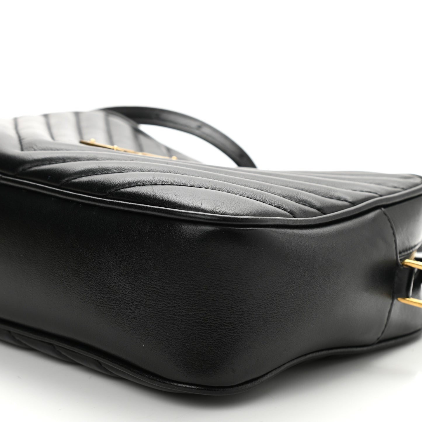 Calfskin Matelasse Monogram Lou Camera Bag Black