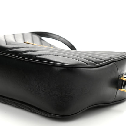 Saint Laurent Calfskin Matelasse Monogram Lou Camera Bag Black 8 of 10