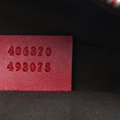 Gucci Guccissima Signature Day Backpack Hibiscus Red 12 of 17