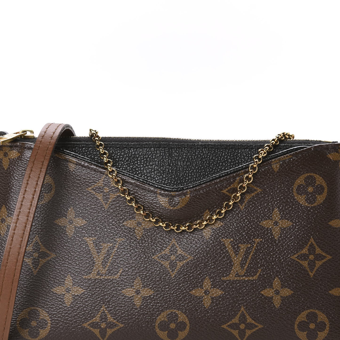 Monogram Pallas Clutch Black