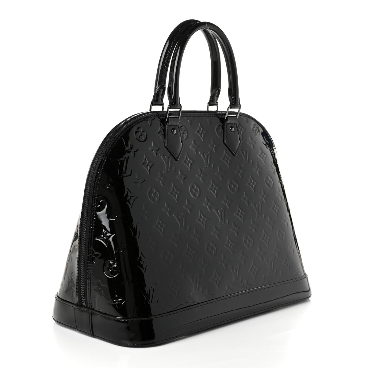 Louis Vuitton Vernis Alma GM Noir Magnetique 3 of 10
