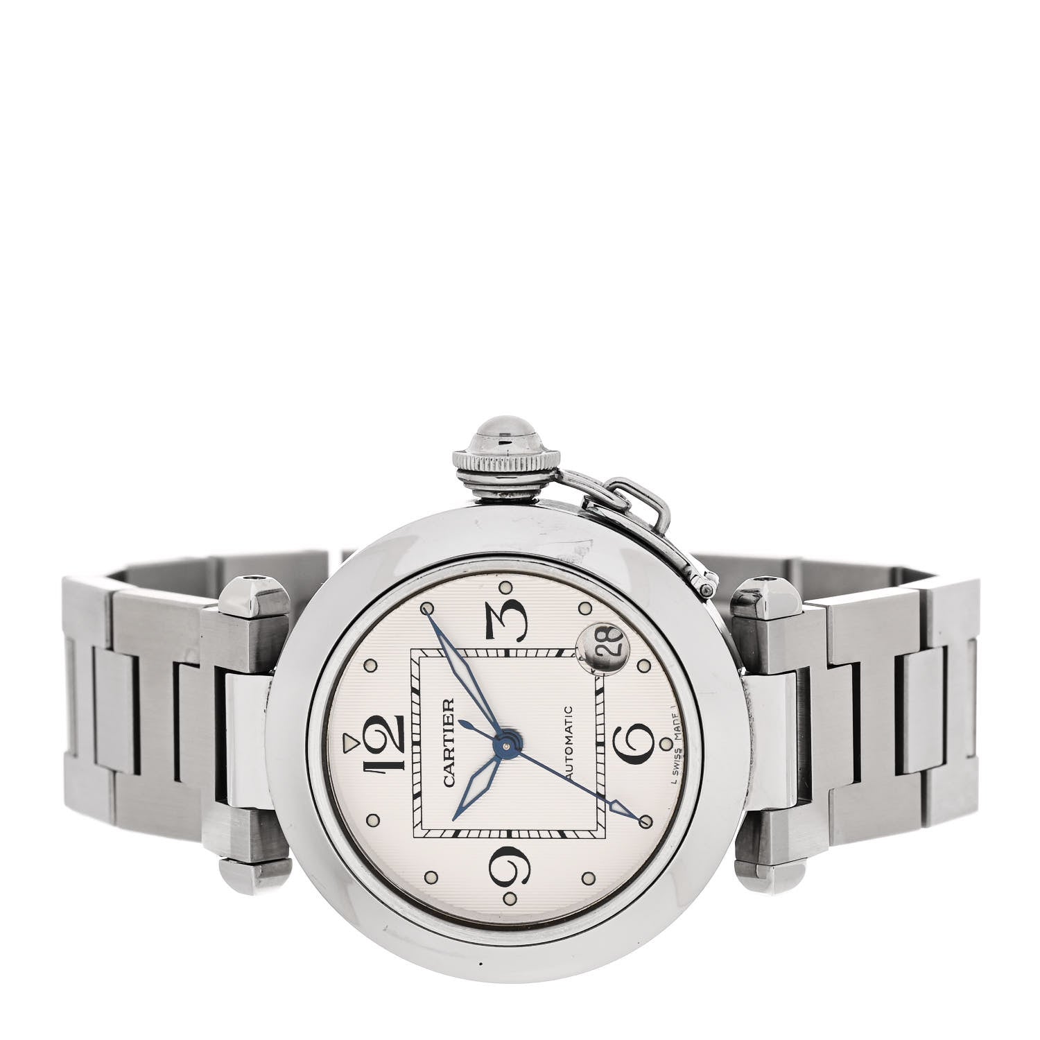 Cartier Stainless Steel 35mm Pasha C Automatic Watch 2 of 4