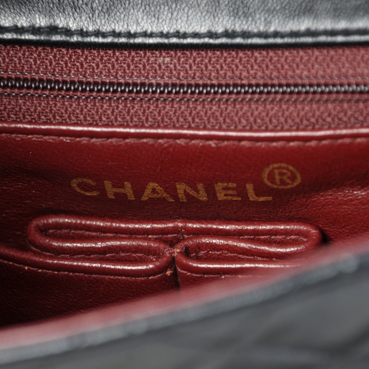 Chanel Lambskin Quilted Small Single Flap Black 7 of 8