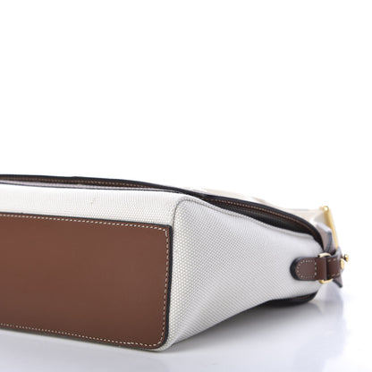 Burberry Canvas Horseferry Print Note Crossbody Bag Natural Tan 9 of 10