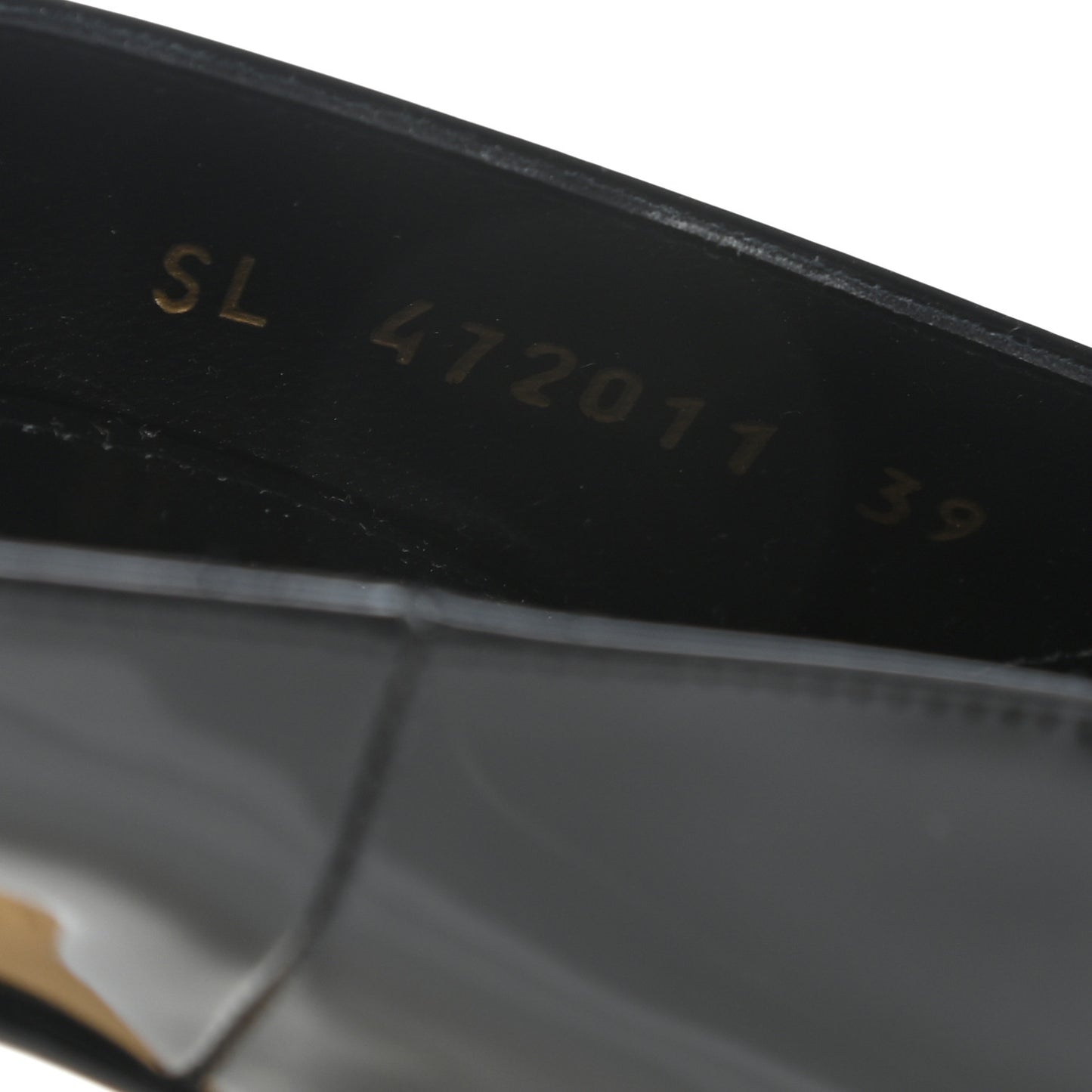 Patent Opyum 110 Pumps 39 Black Gold