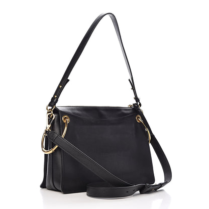 Chloe Calfskin Suede Medium Roy Bag Black 3 of 11