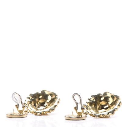 Gucci Interlocking GG Lionhead Clip On Earrings Gold 3 of 6