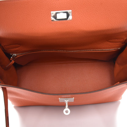 Hermes Togo Kelly Retourne 32 Terre Battue 8 of 36