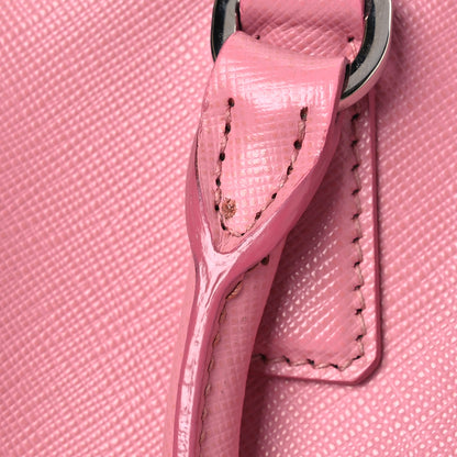 Prada Saffiano Lux Top Handle Crossbody Bag Rosa 19 of 21