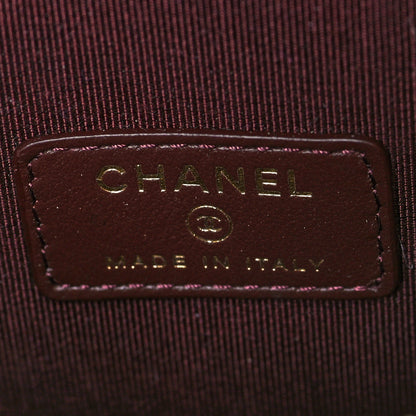 Chanel Caviar Quilted Small Vertical Coco Beauty Vanity Case With Chain Black 6 of 10