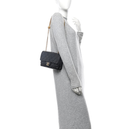 Chanel Lambskin Quilted Small Pillow Crush Flap Black 2 of 14