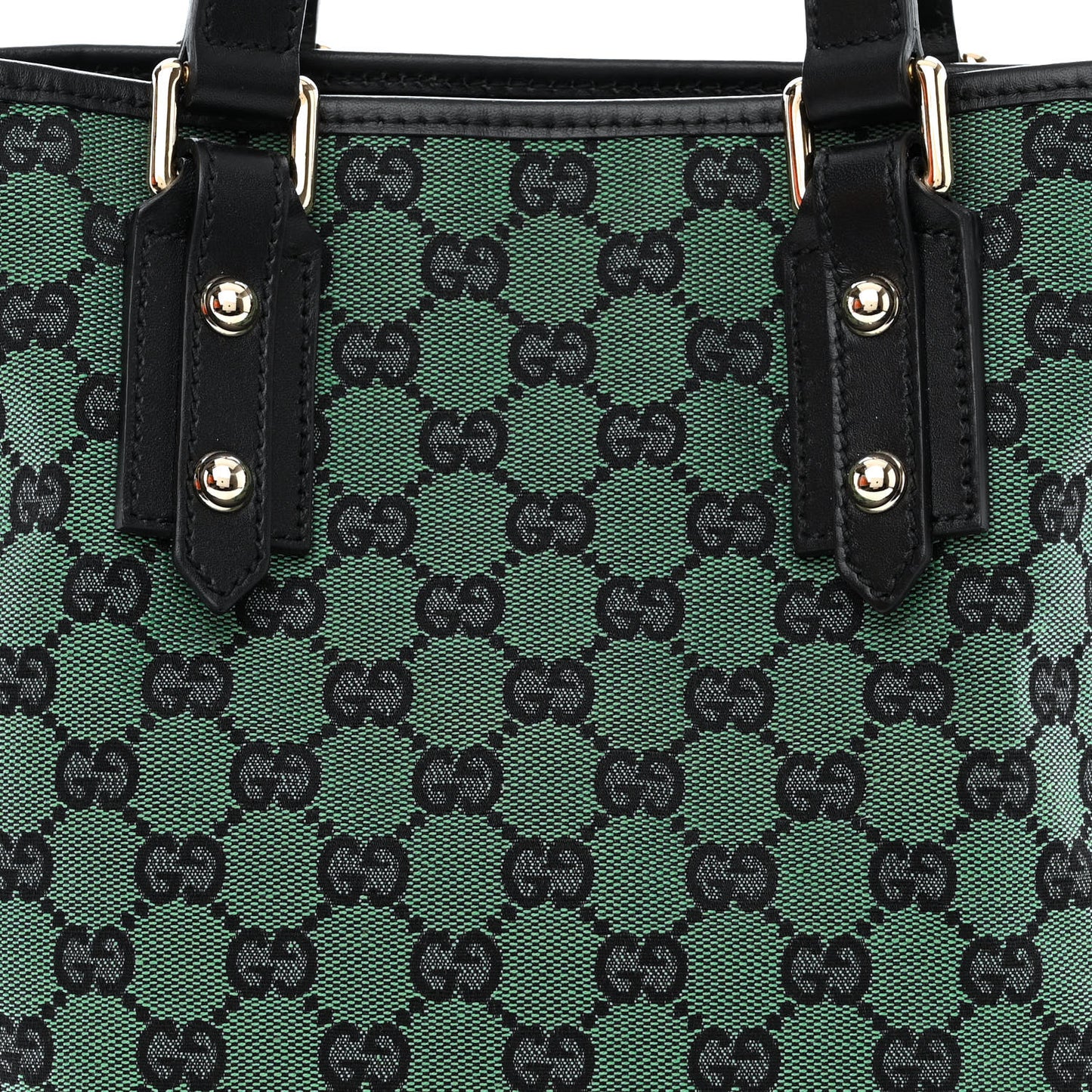Monogram Tote Bag Green