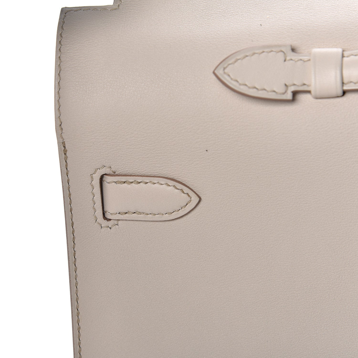 Hermes Swift Kelly Cut Clutch Pochette Beton 15 of 24