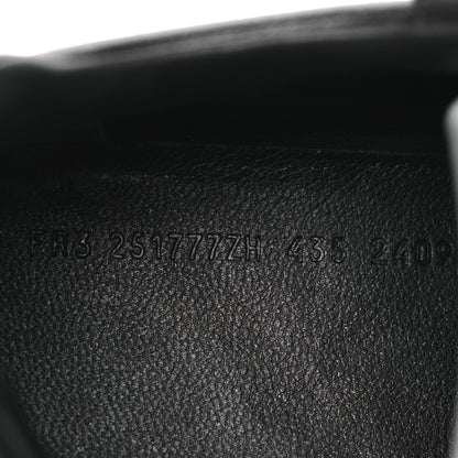Hermes Goatskin Suede Goatskin Mens Bouncing Sneakers 43.5 Black 10 of 12