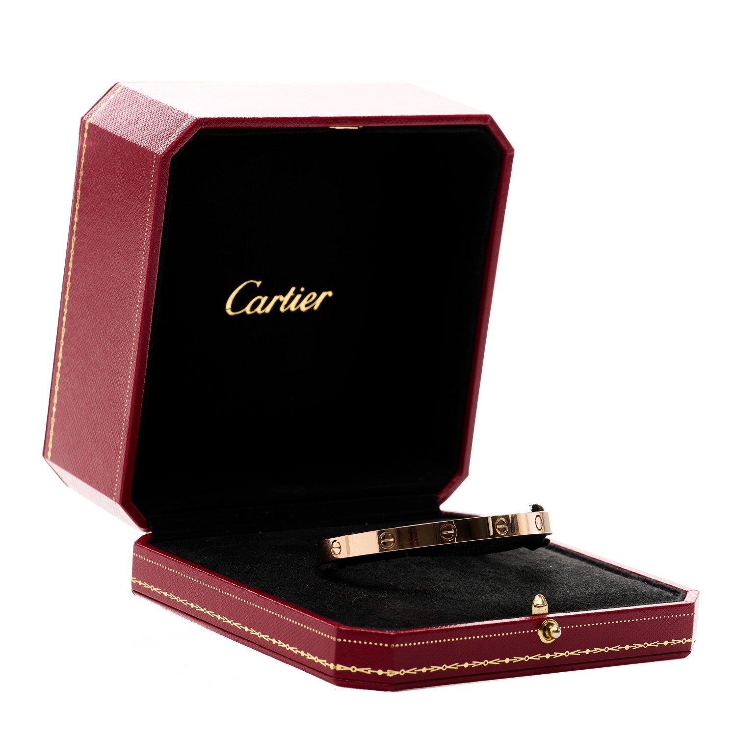Cartier 18K Pink Gold LOVE Cuff Bracelet 20 4 of 4