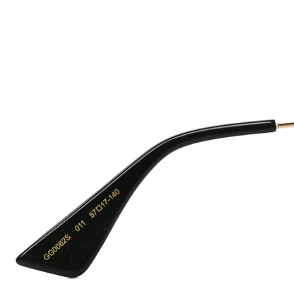 Gucci Metal Aviator Sunglasses GG0062S Black 6 of 7