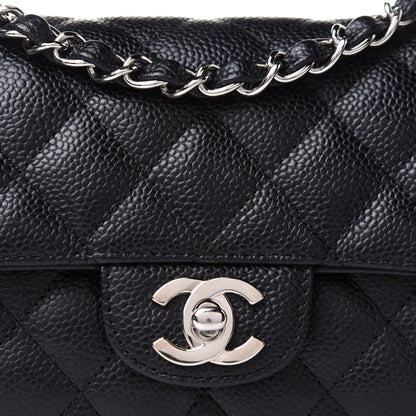 Chanel Caviar Quilted East West Flap Black 8 of 11