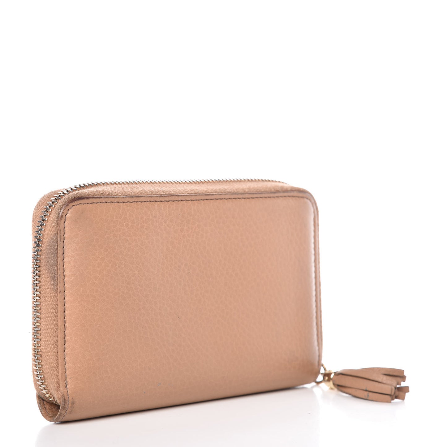 Calfskin Medium Soho Zip Around Wallet Camelia