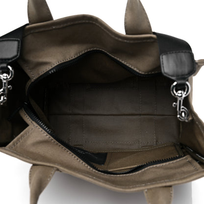 Marc Jacobs Cotton Canvas Medium The Traveler Tote Bag Slate Green 4 of 7
