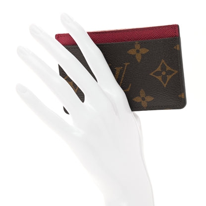 Louis Vuitton Monogram Card Holder Fuchsia 2 of 10