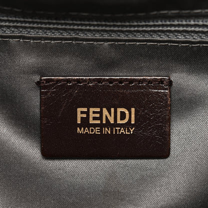 Fendi Vitello Savana Big Mama Baguette Grigio Tartaruga Natural 6 of 13