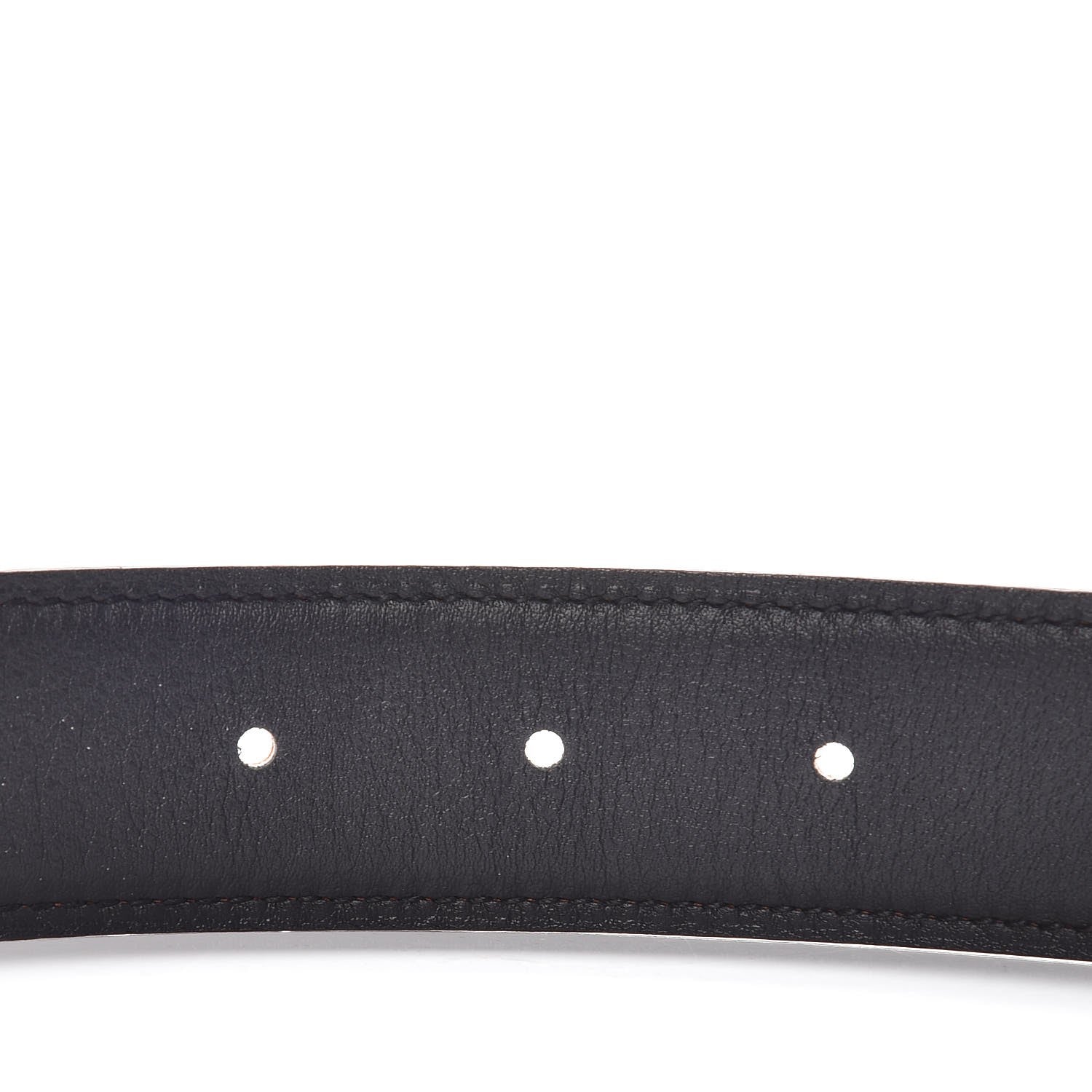 Hermes Swift Epsom 32mm H Belt 75 Black Orange 5 of 7