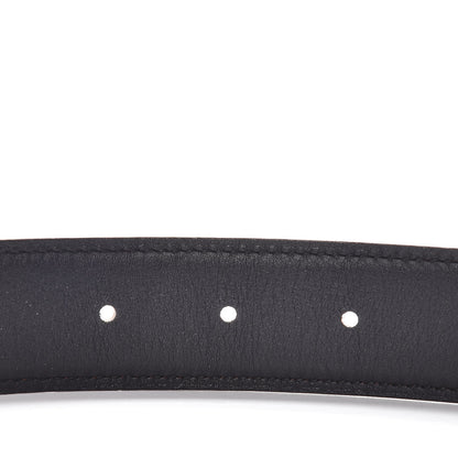 Hermes Swift Epsom 32mm H Belt 75 Black Orange 5 of 7