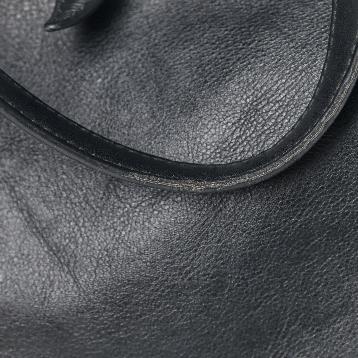 Calfskin Front Pocket Tote Black