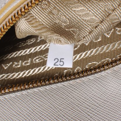 Prada Saffiano Lux Bi-Color Promenade Tote Ginestra White 7 of 9