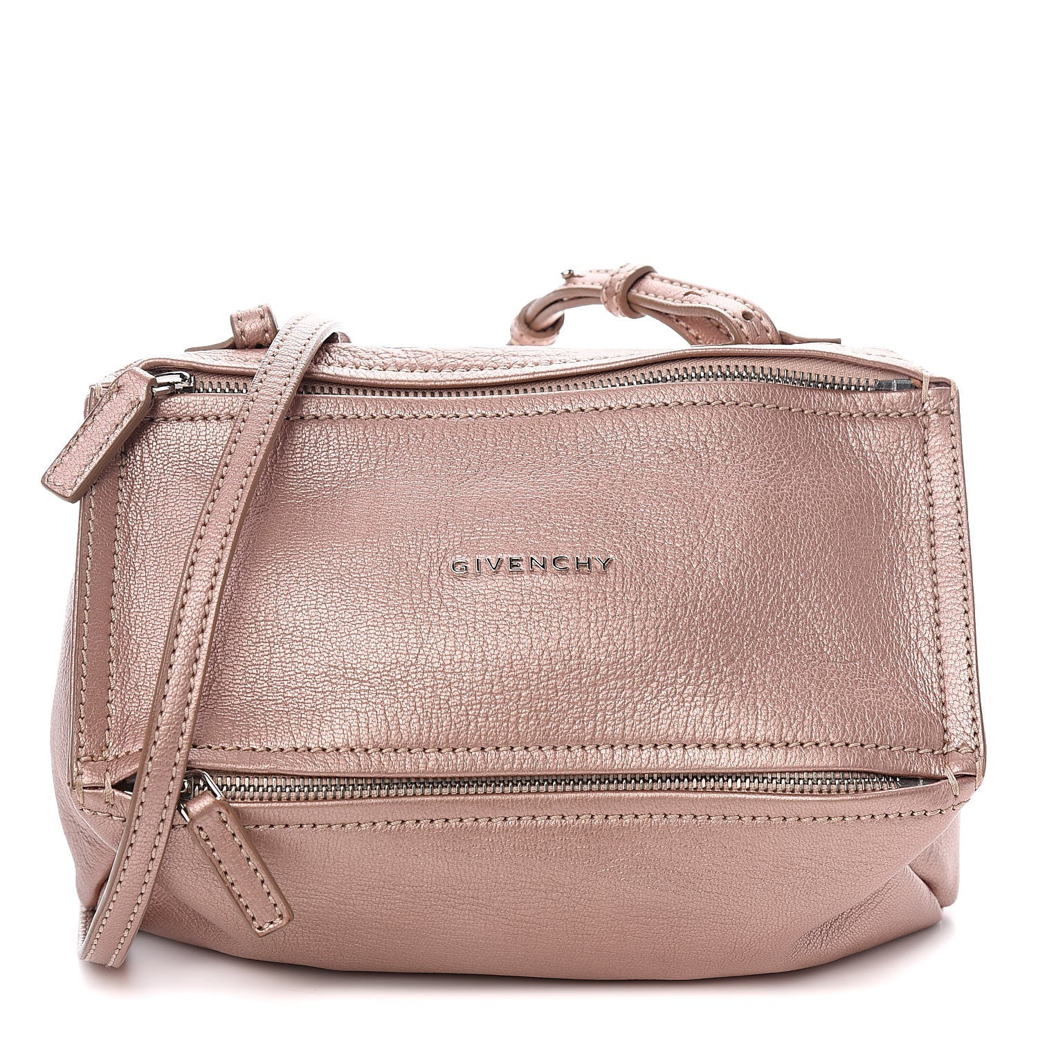 Givenchy Metallic Sugar Goatskin Mini Pandora Light Pink 1 of 11