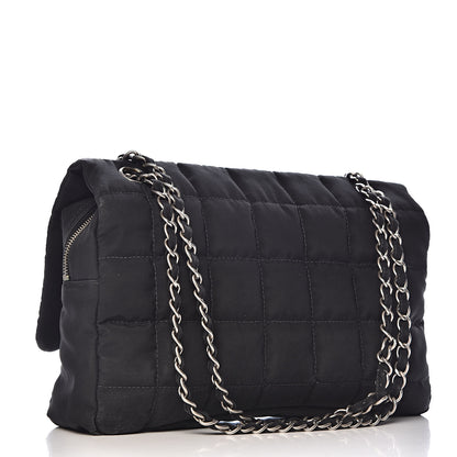 Chanel Nylon Square Quilted Flap Black 3 of 15