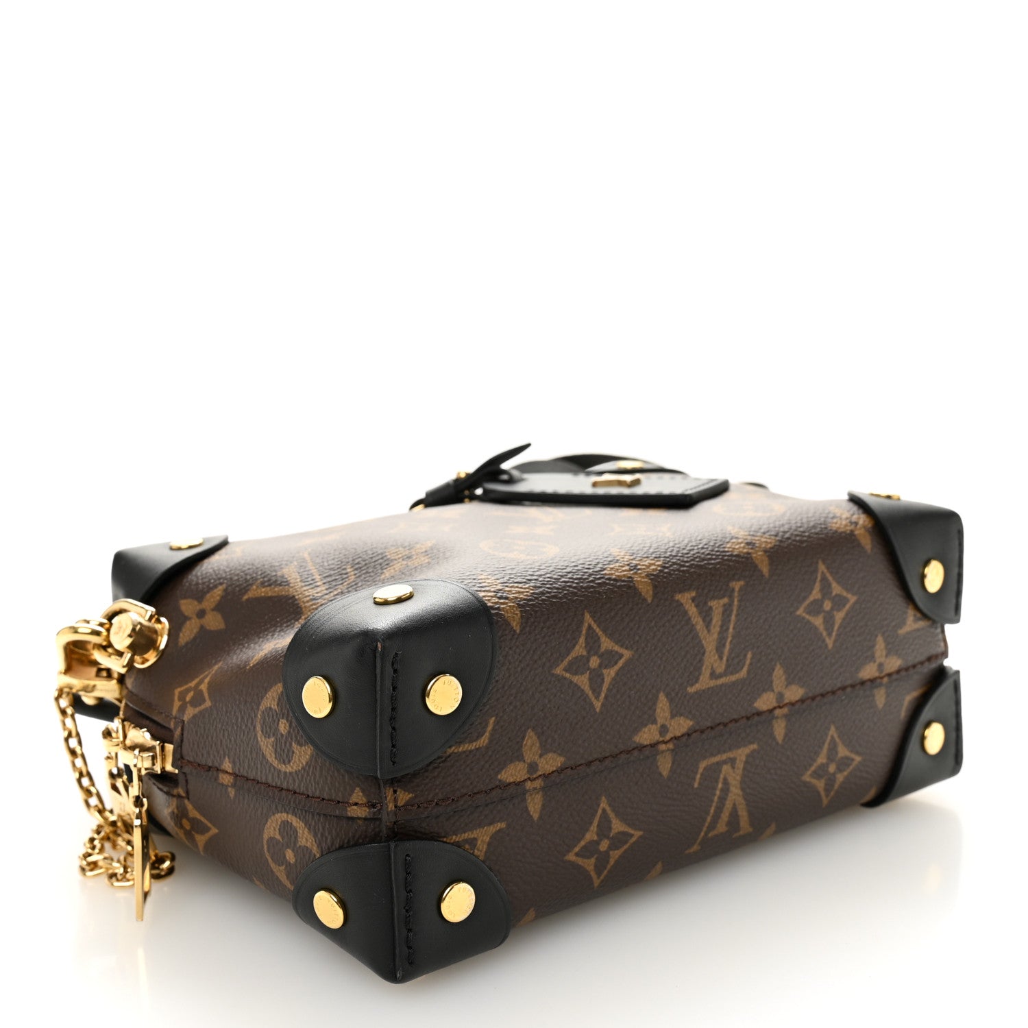 Louis Vuitton Monogram Petite Malle Souple Black 4 of 11