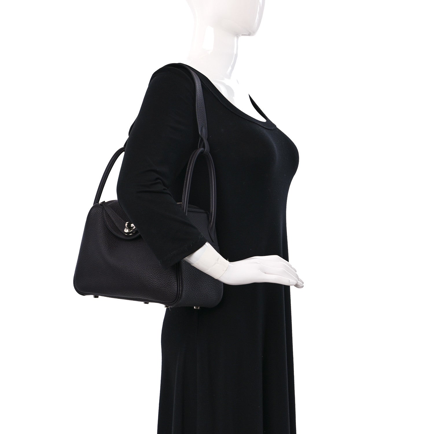 Hermes Taurillon Clemence Lindy 26 Prunoir 2 of 9