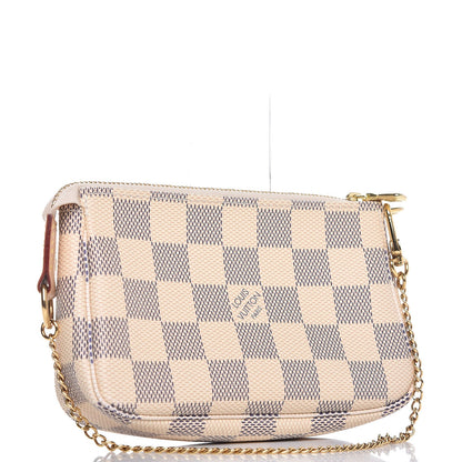 Louis Vuitton Damier Azur Mini Pochette Accessories 3 of 7