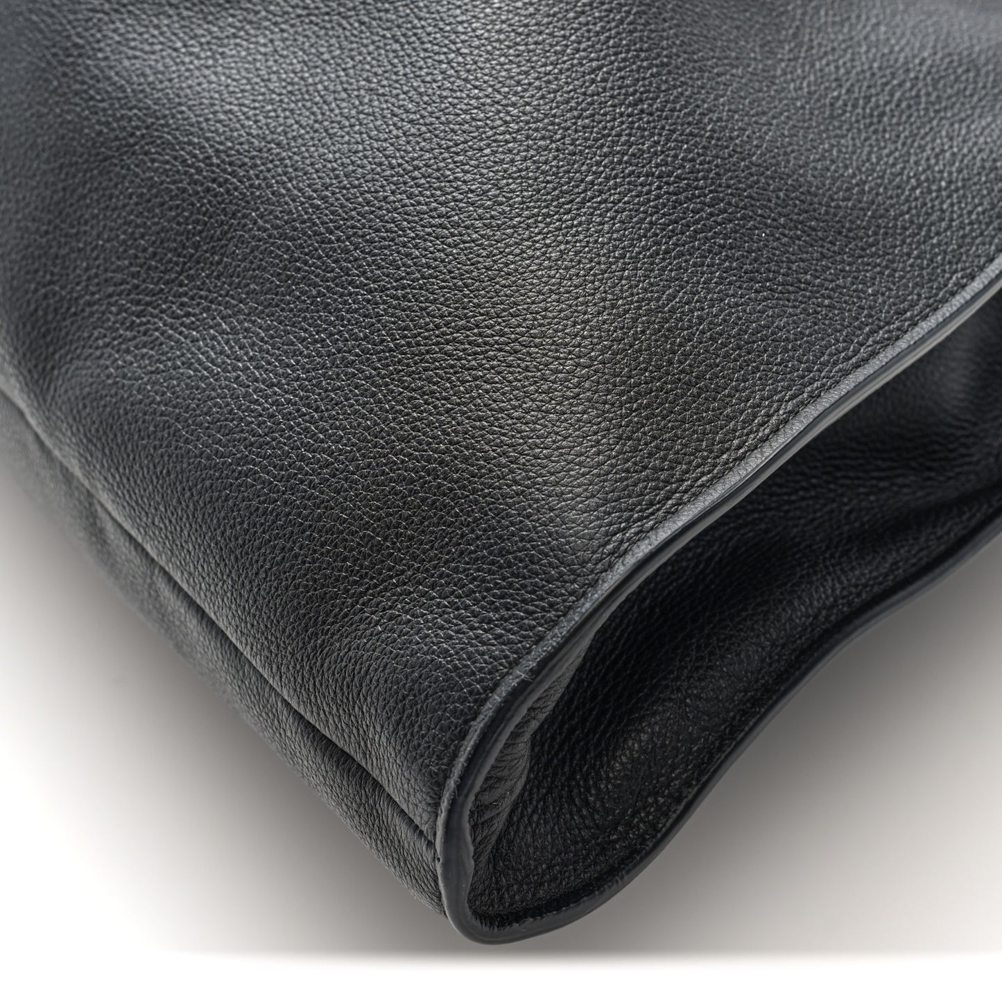 Calfskin Large Blondie Tote  Black